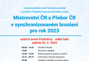 Detailní časový rozpis MČR a PČR SB 2023