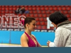 Bára Lahučká s trenérkou Janou Skřivánkovou při Mistrovství ČR juniorů 2011