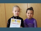 Tereza Uhlířová po vyhlášení s Kristýnou Moličovou 